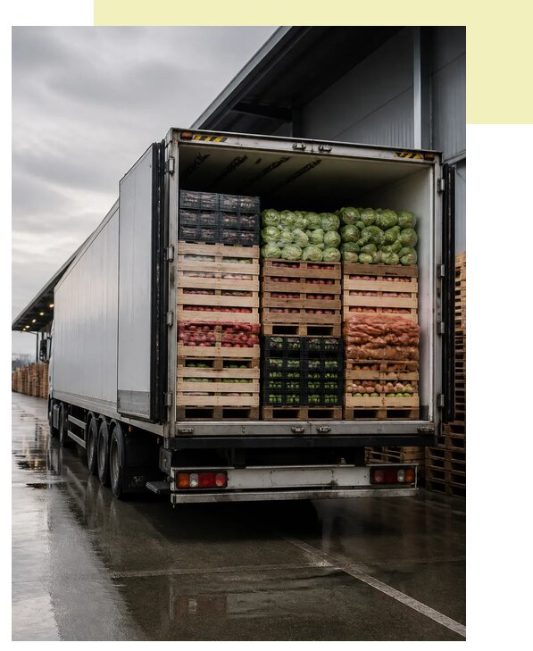 Перевозка плодоовощной продукции в Мыски по цене от 5072 р. | Агросервис-Мси